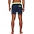 economico boxer da bagno da uomo-Per uomo Boxer da mare Pantaloncini da mare Boxer da surf Pantaloni A cordoncino Con tasche Nuoto Surf Spiaggia Sport acquatici Collage Tinta unita Estate Primavera