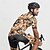 billiga Klädsatser för män-Herr Cykeltröja med shorts Kortärmad Bergscykling Vägcykling Gul Brun Khaki grön Hund Cykel Elastan sporter Hund Kläder