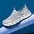 billige Slip-on casual sko-mænds grå mesh slip-on sneakers med polstret sål for letvægtskomfort og aktiv livsstil