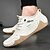 Χαμηλού Κόστους Καθημερινά Sneakers-ανδρικά λευκά αθλητικά δερμάτινα πάνινα παπούτσια με διάτρητο σχεδιασμό, ελαφριά και άνετα, ιδανικά για καθημερινές και υπαίθριες δραστηριότητες