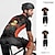 preiswerte Herrenbekleidungs-Sets-Herren Radtrikot mit Radhose fahrradbekleidung Kurzarm MTB Mountain Rennrad Rote Kaki Karikatur Blumen Pflanzen Fahhrad Spandex Sport Karikatur Blumen Pflanzen Bekleidung