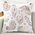 billige blomster- og plantestil-Blomster dekorative toss puter dekke 1PC myk firkantet sofa putevar putevar soverom stue sofa stol
