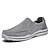 economico Slip-ons e mocassini da uomo-sneakers casual slip-on da uomo – comode scarpe in tela con suola leggera per attività all&#039;aperto, uso quotidiano e vacanze