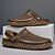 cheap Casual Sandals-Men&#039;s Beige Slip-On Sandals with Mesh Upper, Adjustable Strap, and Comfortable Sole – Ideal for Casual Wear, Outdoor and Summer Activities