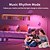 baratos Luzes inteligentes-A19 E27 Lâmpada LED RGB Inteligente – Mudança de Cor Bluetooth e WiFi Lâmpada LED de 10W Dimerizável com Sincronização de Música Funciona com o APP Tuya