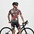 abordables Maillots pour hommes-Homme Maillot de cyclisme Crâne Manche Courte Cyclisme T-shirt Maillot avec 3 poches arrière VTT Vélo tout terrain Séchage Rapide Design Anatomique Évacuation de l&#039;Humidité Respirant Des sports Noir