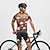 abordables Maillots pour hommes-Homme Maillot de cyclisme Crâne Manche Courte Cyclisme T-shirt Maillot avec 3 poches arrière VTT Vélo tout terrain Séchage Rapide Design Anatomique Évacuation de l&#039;Humidité Respirant Des sports Noir