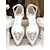 ieftine Formal-pantofi de nunta glamour pentru femei cu impodobire cu cristale – varf ascutit, toc bloc jos, pantofi de mireasa eleganti pentru ocazii speciale