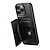 رخيصةأون جرابات آيفون-هاتف غطاء من أجل iPhone 16 15 14 Pro Max Plus 13 12 Pro Max غطاء خلفي مع حامل مغناطيس دعم الشحن اللاسلكي مكتب  /  الأعمال TPU الكمبيوتر الشخصي جلد PU