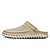cheap Casual Sandals-Men&#039;s Beige Slip-On Sandals with Mesh Upper, Adjustable Strap, and Comfortable Sole – Ideal for Casual Wear, Outdoor and Summer Activities
