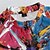 preiswerte Herrenbekleidungs-Sets-Herren Radtrikot mit Radhose fahrradbekleidung Kurzarm MTB Mountain Rennrad Gelb Sahne Purpur Graffiti Fahhrad Spandex Sport Graffiti Bekleidung