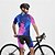 preiswerte Herrenbekleidungs-Sets-Herren Radtrikot mit Radhose fahrradbekleidung Kurzarm MTB Mountain Rennrad Schwarz Gelb Purpur Graffiti Fahhrad Spandex Sport Graffiti Bekleidung