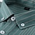 preiswerte Herren Elite Hemden-Herren Oxford Hemd Schwarz Marineblau Grün Hellgrau Dunkelgrau Langarm Gestreift Vertikale Streifen Umlegekragen Schule Hochzeit Knöpfe Bekleidung Neutral Mode Täglich