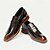 billige Premium læder loafers-slip-on loafers i sort okskind til mænd med kontrast orange accent, formel stil til forretning og særlige begivenheder