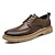 ieftine Pantofi casual cu șireturi-adidași casual cu șireturi maro din piele artificială pentru bărbați – pantofi eleganti și confortabili pentru purtarea de zi cu zi și activitățile în aer liber