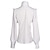 preiswerte Oberteile-Retro Vintage Rokoko Mittelalterlich Bluse / Hemd Vampir Prinzessin Spitze Schleife Einfarbig Kostüm Damen Seeräuber königlich Steampunk Maskerade Alltagstauglich Erwachsene Bluse