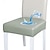 abordables Funda de silla-Fundas de asiento impermeables para sillas de comedor Fundas de asiento de silla de cuero sintético Sin fundas traseras Protector de silla extraíble y lavable