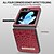 billige Samsung-etui-telefon Etui Til Samsung Galaxy Z Flip 5 Z Flip 4 Z Flip 3 Bakdeksel Støtsikker Kontor / Bedrift PU lær