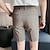 ieftine Pantaloni scurți de rochie-Bărbați Pantaloni Scurți Pantaloni scurti de rochie Buzunar Picior drept Simplu Confort Fără călcat Lungimea genunchiului Birou Afaceri Zilnic Modă Oficial Negru Alb