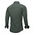 voordelige Werkhemden voor heren-Voor heren Overhemd Zomer overhemd Normaal shirt Overhemd met knopen khaki Lichtgrijs Leger Groen Lange mouw Effen Revers Vakantie Hawaii Button-omlaag Kleding 100% katoen Modieus Casual Comfortabel