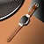 baratos Pulseiras de Apple Watch-Loop Solo Compatível com Pulseira Apple Watch 38mm 40mm 41mm 42mm 44mm 45mm 49mm Ajustável Couro PU pulseira de substituição para iwatch Ultra 2 Series 9 8 7 SE 6 5 4 3 2 1