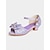 preiswerte Blumenmädchen-Lila Glitzer-Sandalen mit Perlenverzierung und Schleife für Mädchen, verstellbarer Riemen, perfekt für Hochzeiten, Geburtstage und besondere Anlässe