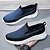 abordables Baskets-baskets de sport à enfiler pour hommes, maille tricotée respirante, chaussures de course confortables avec semelle blanche, chaussures de sport décontractées pour l&#039;extérieur et l&#039;utilisation quotidienne