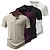 preiswerte Lässiges Henley-T-Shirt-Herren Henley Hemd T-Shirt Rippenstrick-Top Muskelshirt Kurzarm Einfarbig Einfach Strickware Lässig Knöpfe Grubenstreifen Henley Lässig Täglich Urlaub Sommer Frühling &amp; Herbst Weiß Henley T-Shirt
