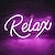 preiswerte Neon-LED-Beleuchtung-USB-betriebene LED-Neonlichter, Relax-Schilderleuchten – stilvoll &amp;lebendiges Neon-Dekor für Schlafzimmer, Club und Außenbereiche