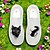 billige Sneakers til kvinder-slip-on flyknit sneakers med katteprint design, åndbar overdel og behagelig sål til afslappet og sjovt brug