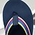 cheap Vacation Sandals-Men&#039;s Brown Flip Flops with Multi-Color Striped Strap, Casual Style for Beach and Summer Wear