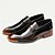 billige Premium læder loafers-slip-on loafers i sort okskind til mænd med kontrast orange accent, formel stil til forretning og særlige begivenheder