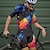 preiswerte Herrenbekleidungs-Sets-Herren Radtrikot mit Radhose fahrradbekleidung Kurzarm MTB Mountain Rennrad Schwarz Gelb Purpur Graffiti Fahhrad Spandex Sport Graffiti Bekleidung