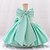 preiswerte Partykleider-kinderkleidung Mädchen Party Kleid Feste Farbe Ärmellos Besondere Anlässe Prinzessin Polyester abendkleider Sommer Frühling 3-10 Jahre Mehrfarbig Weiß Champagner
