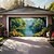 abordables Bannières de Garage et de Porte-Décorations de porte paysage Couverture de porte de garage Bannière extérieure printemps lac Grande toile de fond pour décoration de porte de garage extérieure Décorations murales de maison pour les