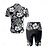 preiswerte Herrenbekleidungs-Sets-Herren Radtrikot mit Radhose fahrradbekleidung Kurzarm MTB Mountain Rennrad Königsblau Blau Dunkelblau Blumen Pflanzen Fahhrad Spandex Sport Blumen Pflanzen Bekleidung
