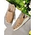 abordables Sandalias Cómodas-Sandalias casuales con tira trasera para mujer: zapatos de punta cerrada con diseño recortado, cómodos para usar a diario y para ocasiones de primavera/verano.