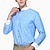 economico Camicie Button Down da uomo-Per uomo Camicia Camicie Camicia con bottoni Ancora Matrimonio Feste Bianco Verde chiaro Rosa Blu marino Manica lunga Bavero Primavera Autunno Abbigliamento Tasche