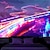 رخيصةأون Tapestries Blacklight-تجليد داكن يضيء في الظلام حفلة مضيئة تفاعلية للأشعة فوق البنفسجية توتم بوهيمي فينيكس ضبابي مدهش طبيعة منظر طبيعي تزيين الجدران فن جدار للغرفة المعيشية غرفة النوم