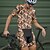 billiga Klädsatser för män-Herr Cykeltröja med shorts Kortärmad Bergscykling Vägcykling Gul Brun Khaki grön Hund Cykel Elastan sporter Hund Kläder