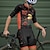 preiswerte Herrenbekleidungs-Sets-Herren Radtrikot mit Radhose fahrradbekleidung Kurzarm MTB Mountain Rennrad Rote Kaki Karikatur Blumen Pflanzen Fahhrad Spandex Sport Karikatur Blumen Pflanzen Bekleidung