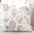 billige blomster- og plantestil-Blomster dekorative toss puter dekke 1PC myk firkantet sofa putevar putevar soverom stue sofa stol
