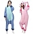 ieftine costume de halloween pentru cupluri-Pentru copii Adulți Animal Costum de grup Costumul Onesie Costum de carnaval Desene Animate Monstru albastru Pijama Întreagă Pijamale Kigurumi Farmec Costum amuzant Pentru Bărbați Pentru femei Băieți