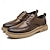 ieftine Pantofi casual cu șireturi-adidași casual cu șireturi maro din piele artificială pentru bărbați – pantofi eleganti și confortabili pentru purtarea de zi cu zi și activitățile în aer liber
