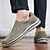 economico Slip-ons e mocassini da uomo-sneakers casual slip-on da uomo – comode scarpe in tela con suola leggera per attività all&#039;aperto, uso quotidiano e vacanze