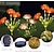 abordables Éclairage paysager-Lot de 2 lampes d&#039;extérieur à énergie solaire pour champ de fleurs en bord de mer, lampe de décoration pour cour, jardin, chemin, pelouse, festival de printemps, festival d&#039;été, mariage, atmosphère