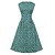 tanie Sukienki-Retro / vintage Lata 50. Rockabilly Sukienka Sukienka huśtawka Groszki Damskie Karnawał Bal maskowy Dzienne zużycie Wieczór panieński Dla dorosłych Sukienka Sukienki na bal maturalny