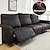 billige Reclinerdeksel-1/2/3 sete vanntett hvilestol sofatrekk pu skinn lenestoltrekk ensfarget elastisk relax enkelt sofa trekktrekk hjem hotell