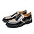 ieftine Semi-formal-pantofi de rochie pentru bărbați din piele lăcuită – mocasini negri cu detalii texturate aurii, încălțăminte formală elegantă pentru petreceri, nunți și evenimente speciale