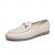 abordables Semi-formel-Mocassins à enfiler en similicuir blanc pour hommes avec détails tissés et boucle dorée – chaussures décontractées élégantes pour le travail et les occasions formelles